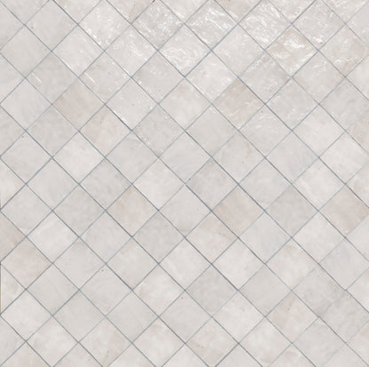 Riad White Ceramic Tile 10 x 10cm-Tiles-Delforno