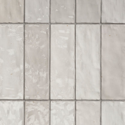 Riad White Ceramic Tile 6.5 x 20cm-Tiles-Delforno