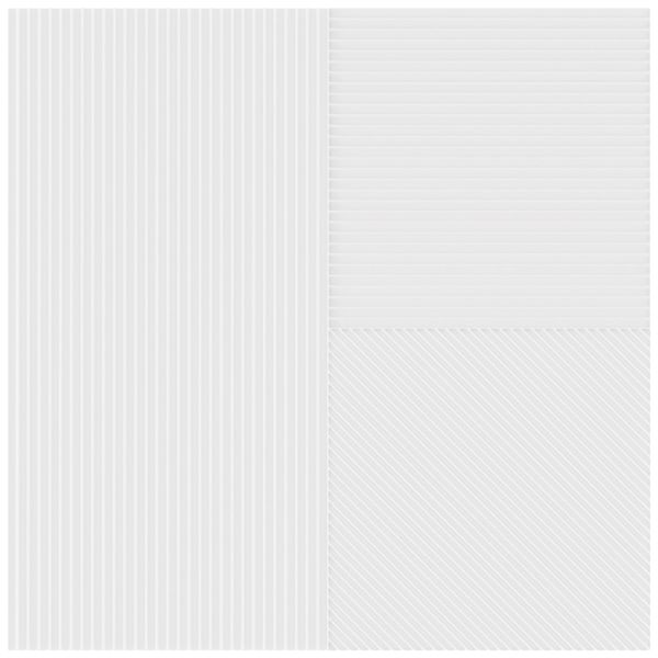 Lins White Ceramic Tile 20 x 20cm