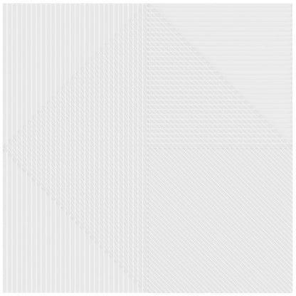Lins White Ceramic Tile 20 x 20cm