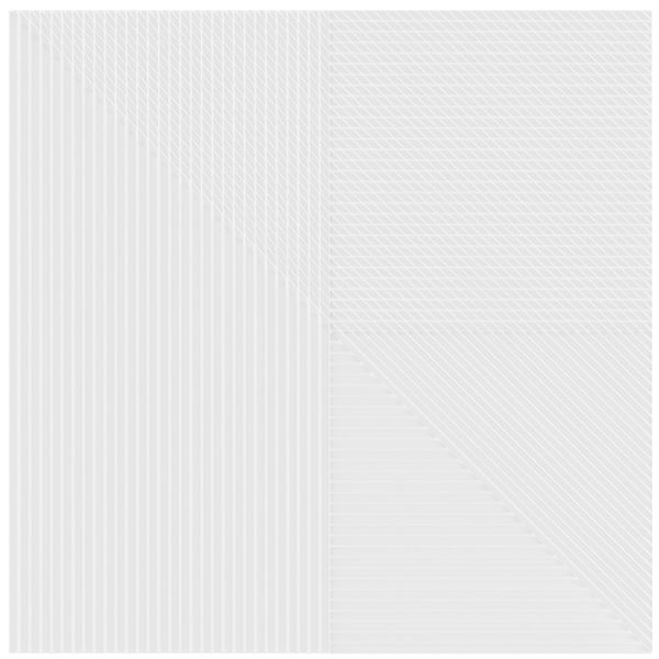 Lins White Ceramic Tile 20 x 20cm
