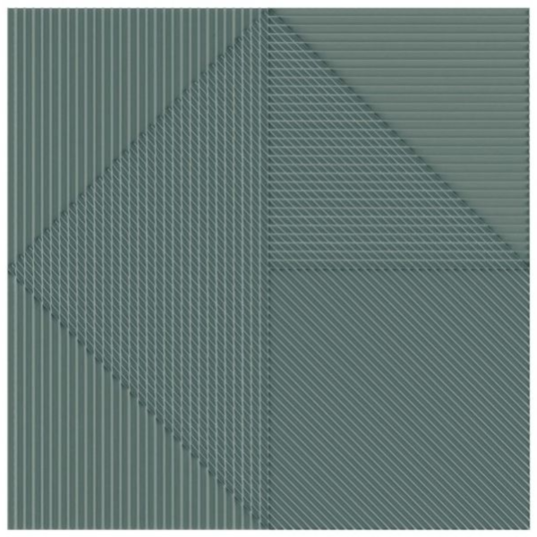 Lins Teal Ceramic Tile 20 x 20cm-Delforno