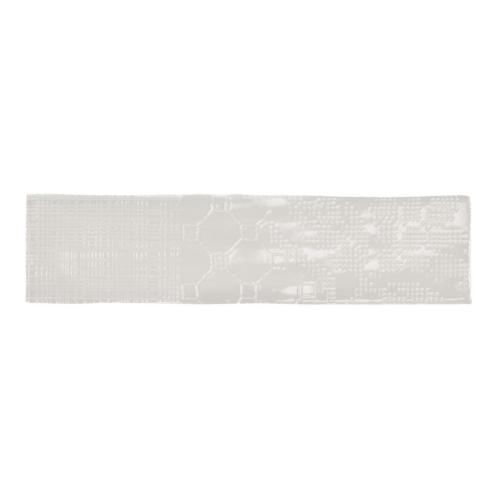 Pasadena White Ceramic Tile 7.5 x 30cm-Delforno