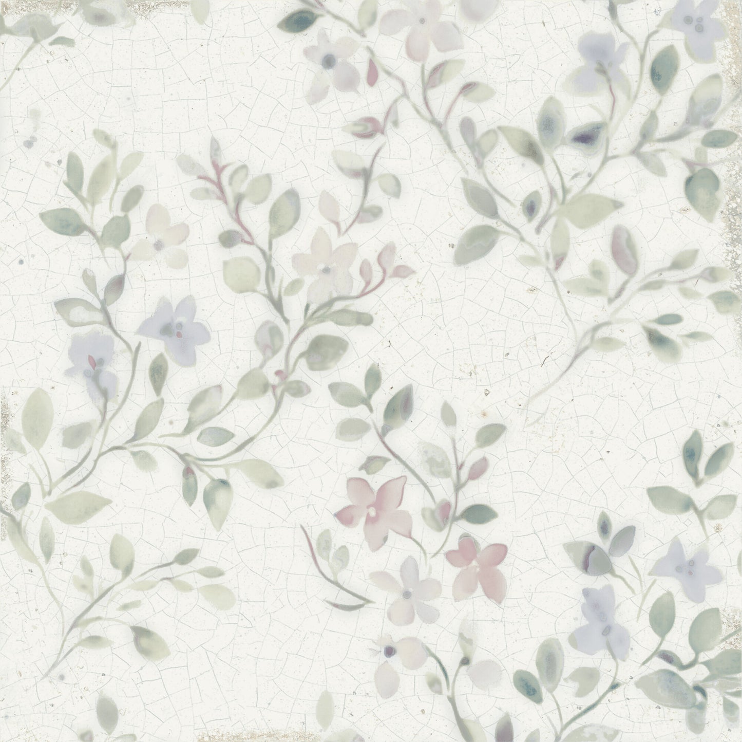 Mayolica Bloom Porcelain Tile 15 x 15cm-Delforno