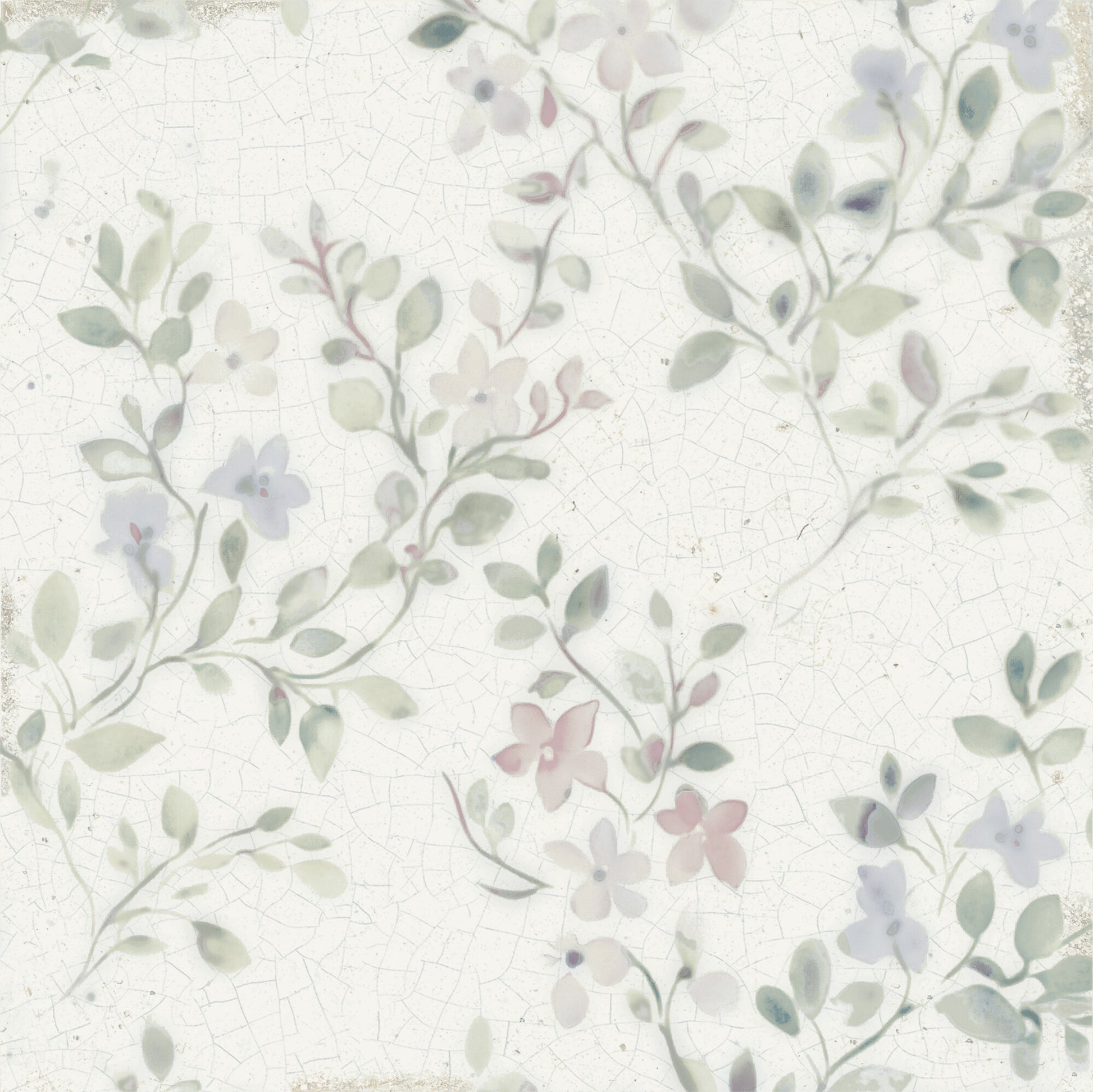 Mayolica Bloom Porcelain Tile 15 x 15cm-Delforno