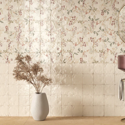 Mayolica Forest Porcelain Tile 15 x 15cm