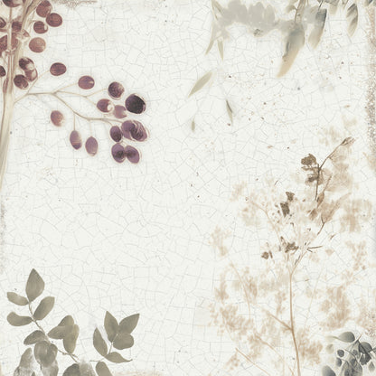 Mayolica Forest Porcelain Tile 15 x 15cm