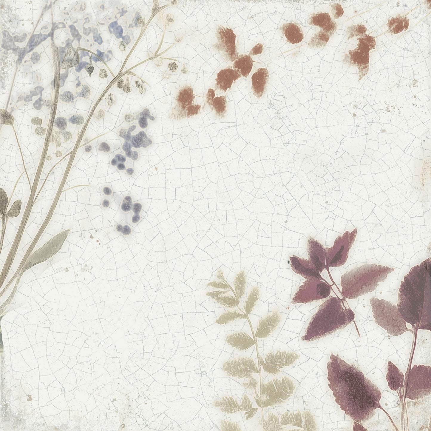 Mayolica Forest Porcelain Tile 15 x 15cm