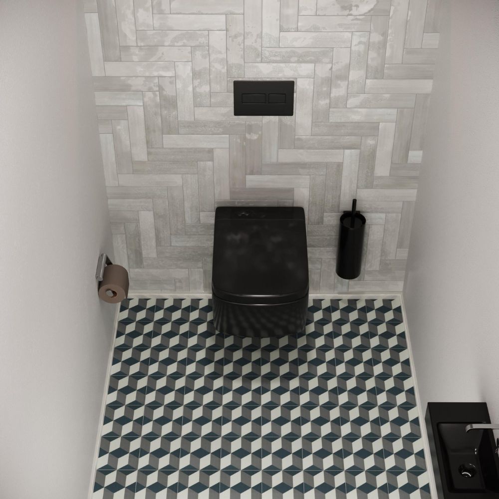 Authentic Pattern Gustavo Porcelain Tile 20 x 20cm-Delforno Tiles & Timber-Delforno