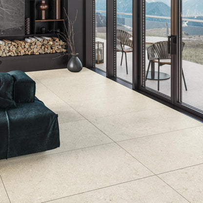 Inside Out Collection: Denmark Sand Slab Porcelain Tile 20mm-Delforno Tiles & Timber-Delforno