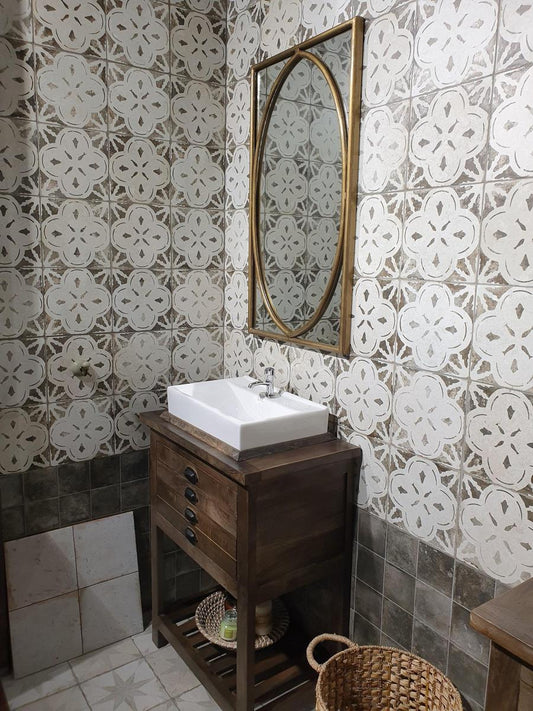 Isadora Nero Ceramic Tile 45 x 45cm-Delforno Tiles & Timber-Delforno