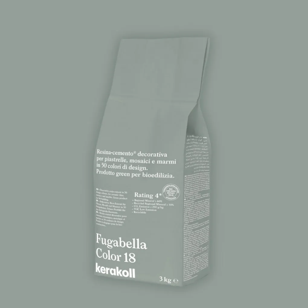 Fugabella Color Grout 18 Sage 3Kg-Delforno