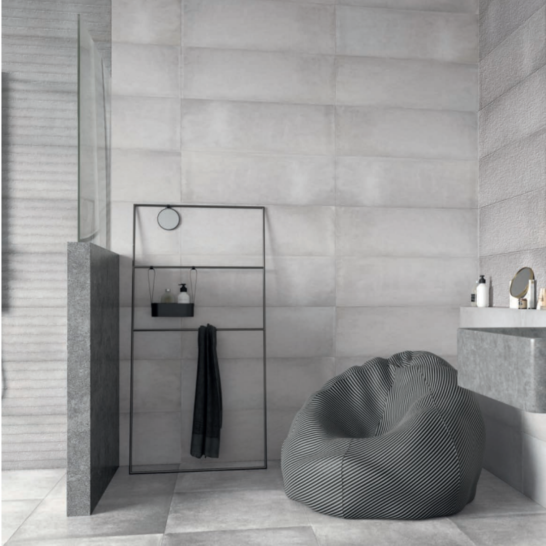 Inspired Grey Ceramic Tile 30 x 90cm