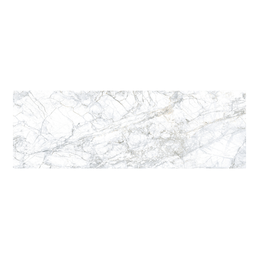 Supreme White Natural Porcelain Tile 33.3 x 100cm