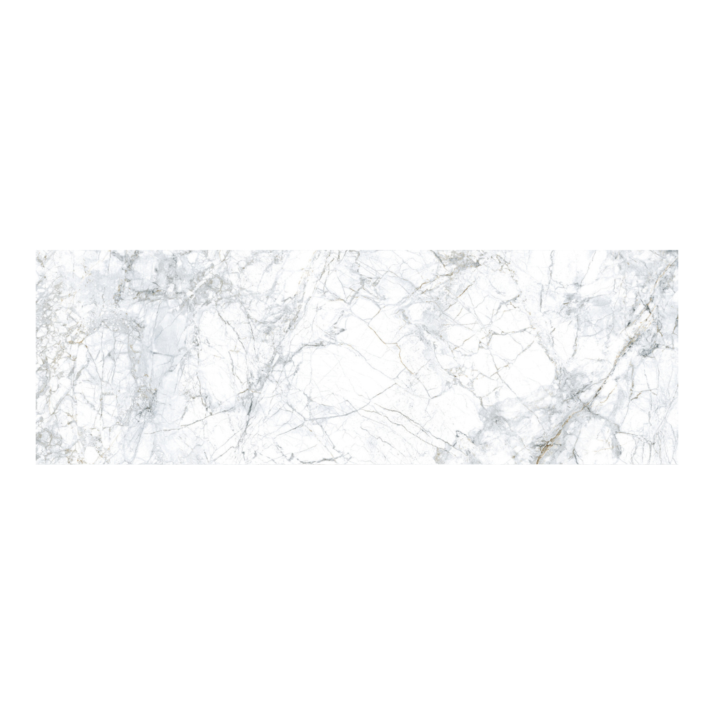 Supreme White Natural Porcelain Tile 33.3 x 100cm