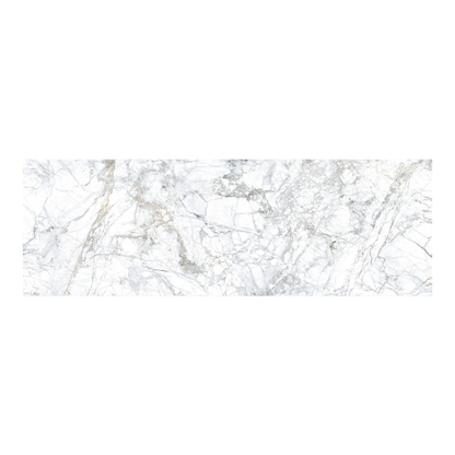 Supreme White Natural Porcelain Tile 33.3 x 100cm