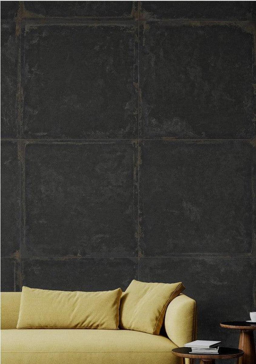 Large Format Steel Nero Porcelain Tile 100 x 100cm-Delforno Tiles & Timber-Delforno