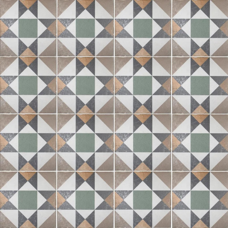 Alfombra Kenitra Porcelain Tile 20 x 20cm-Delforno