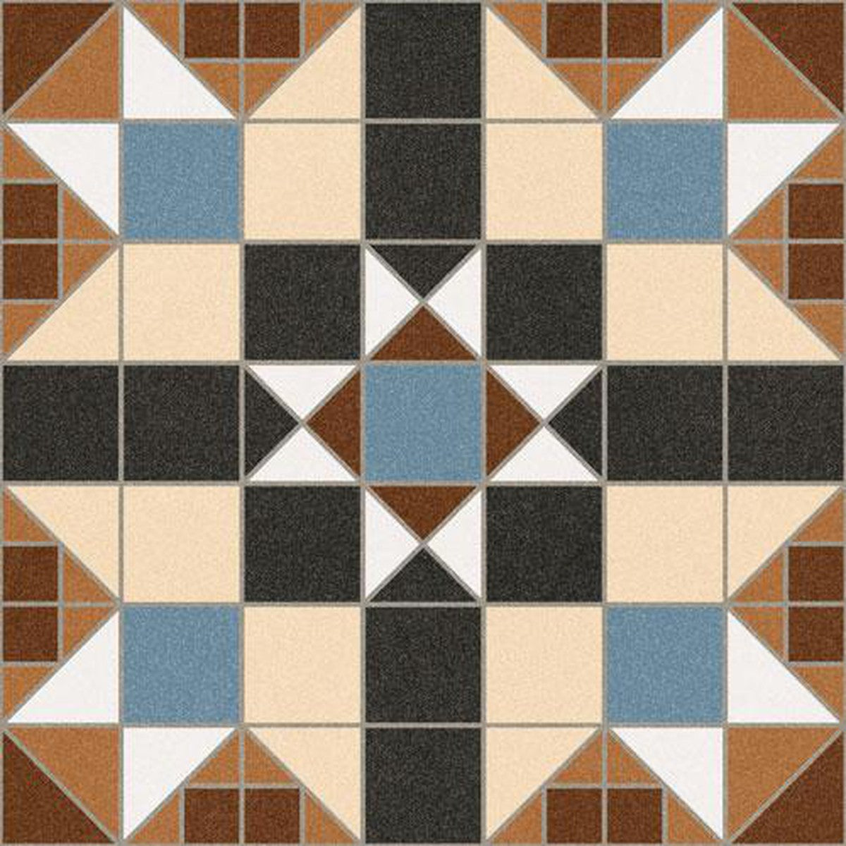 Marron Bourbone Ceramic Tile 31.6 x 31.6cm-Delforno Tiles & Timber-Delforno