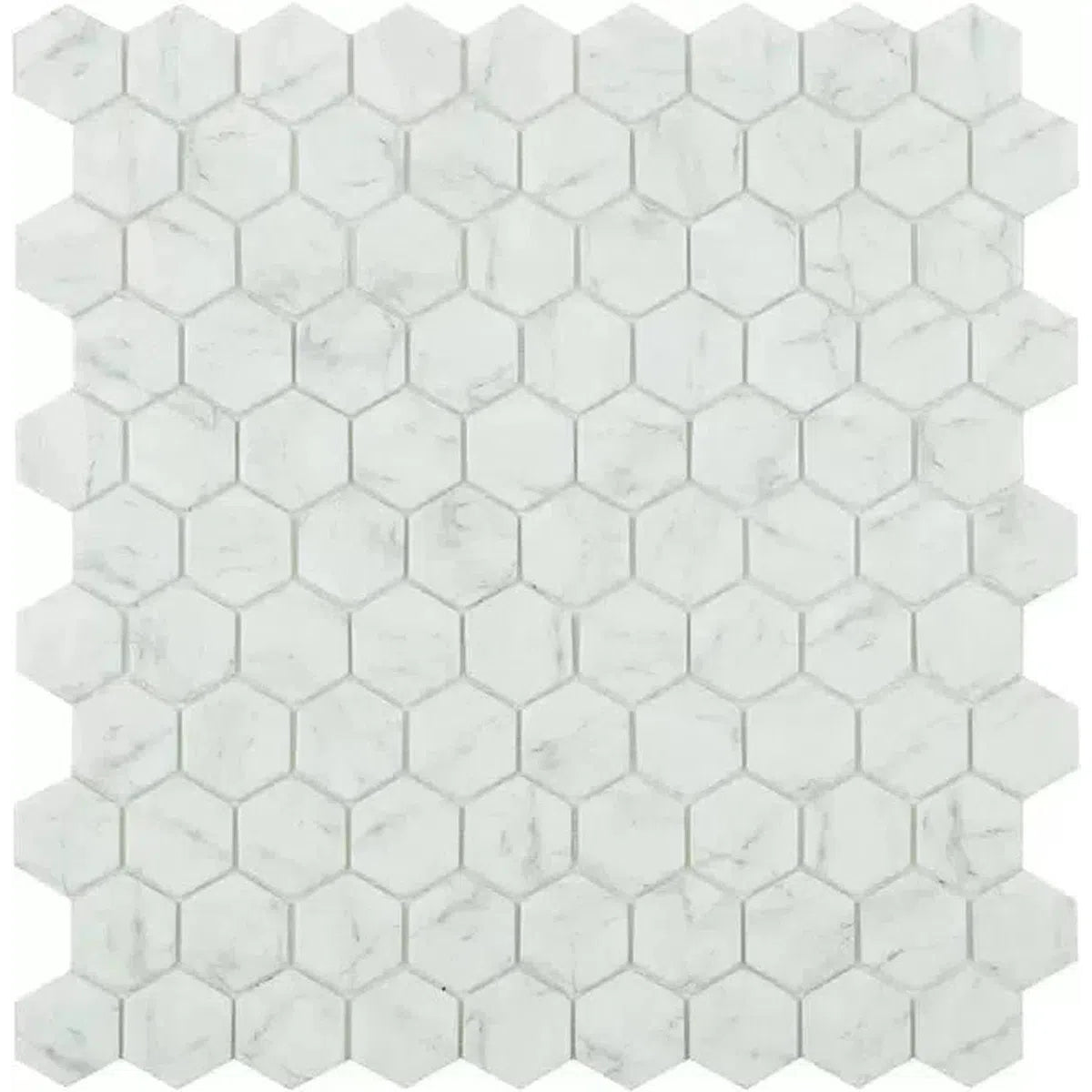 Mosaic Collection Carrara Hex Satin 35-Delforno Tiles & Timber-Delforno