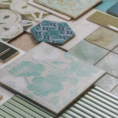 Mosaic Collection: Kit Kat Vintage Jade Gloss Mosaic Porcelain Tile 30 x 30cm-Delforno Tiles & Timber-Delforno