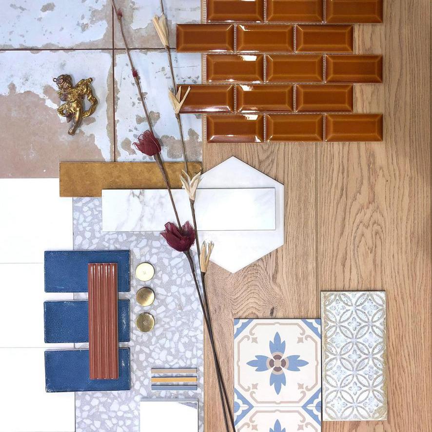 Mosaic Collection Micro Metro Caramel-Delforno Tiles & Timber-Delforno
