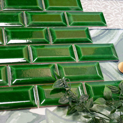 Mosaic Collection Micro Metro Vic Green-Delforno Tiles & Timber-Delforno