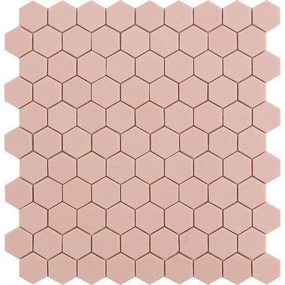 Mosaic Collection: Pink Hex Tile 31.7 x 30.7cm-Delforno Tiles & Timber-Delforno