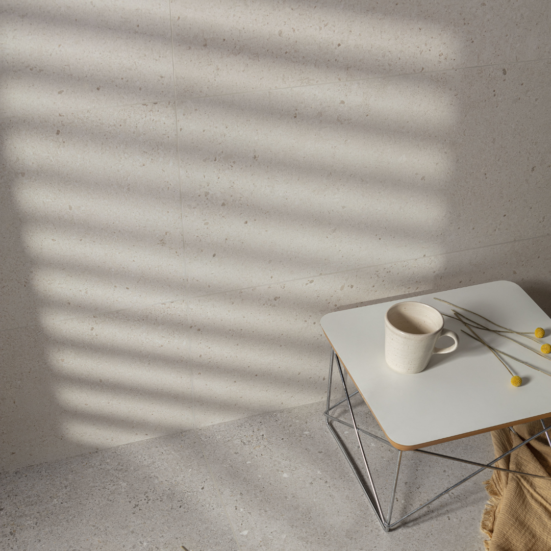 Manhattan Bone Ceramic Tile 33 x 100cm