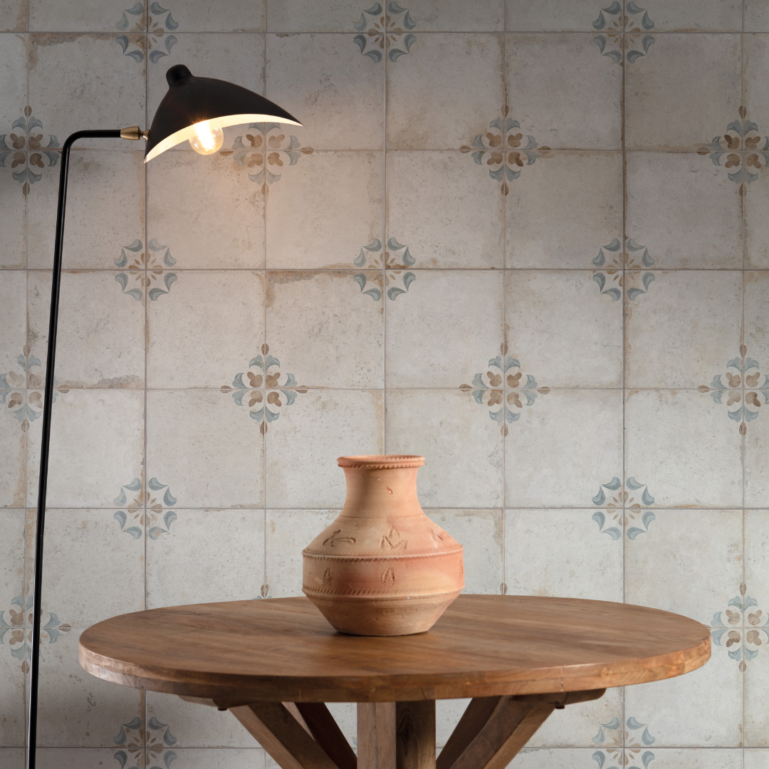 FS Workshop Aqua Ceramic Tile 45 x 45cm