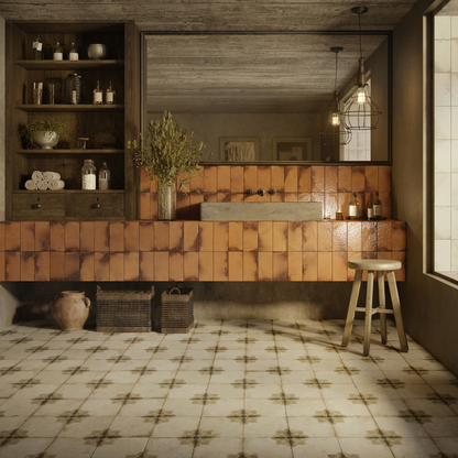 FS Workshop Marigold Ceramic Tile 45 x 45cm