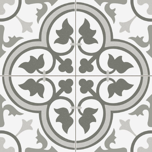 Dover Grey Porcelain Tile 45 x 45cm-Delforno