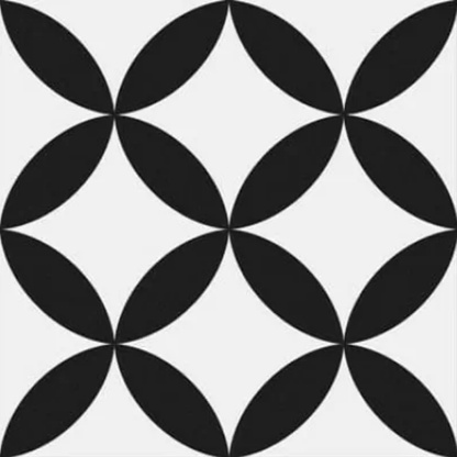 Circle Black 45 x 45cm-Prissmacer-Delforno