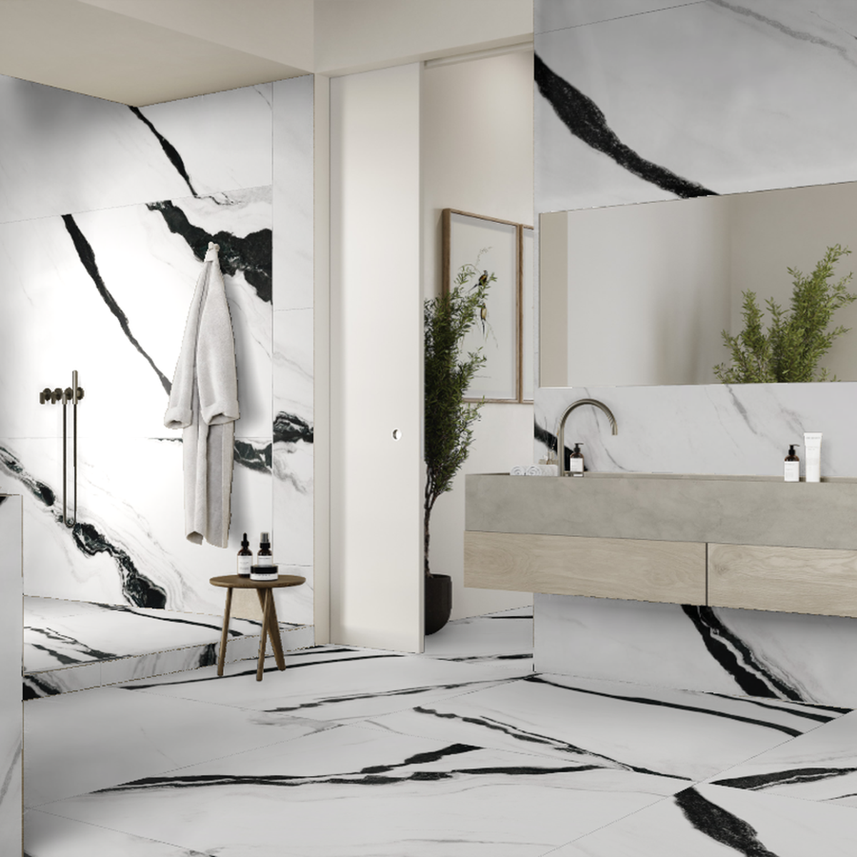 Pandora Stone Polished and Matt-Delforno Tiles & Timber-Delforno