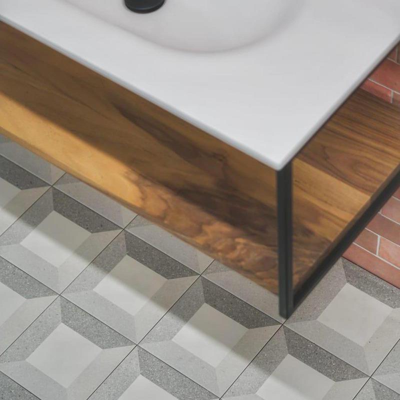 Paris Argil Blanc Ceramic Tile 20 x 20cm-Delforno Tiles & Timber-Delforno