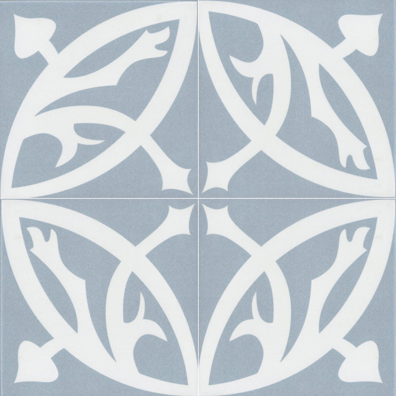 Zelie Blue Porcelain Tile 20 x 20cm