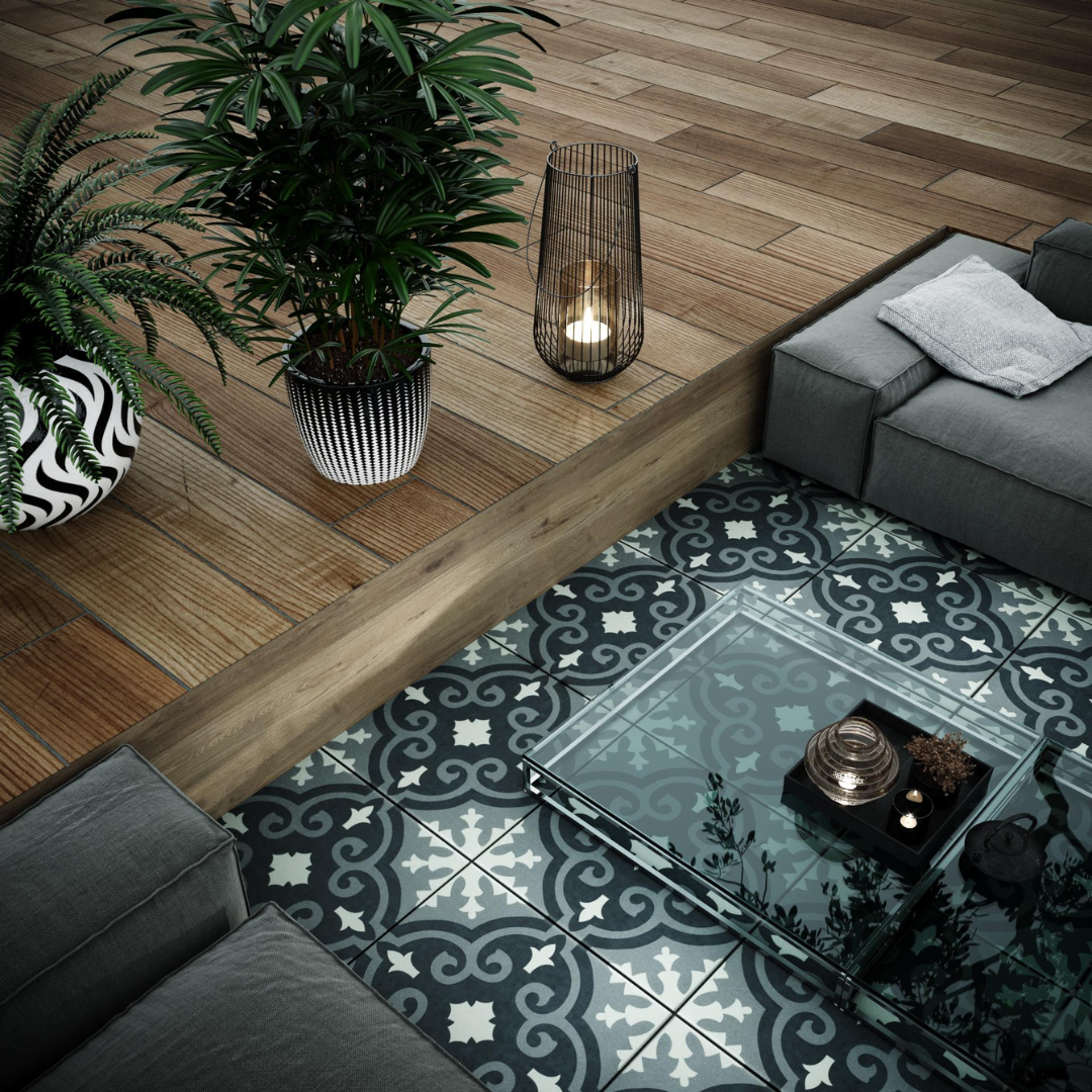 Theo Rectified Porcelain Tile 60x60x2cm-Delforno