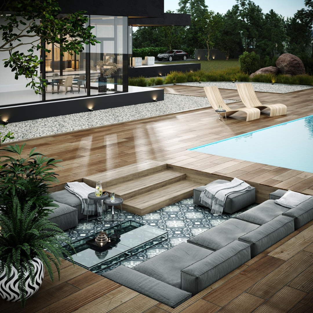 Theo Rectified Porcelain Tile 60x60x2cm-Delforno