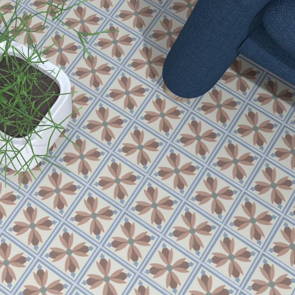 BH Fiona Coin Porcelain Tile 7.5 x 7.5cm-Delforno