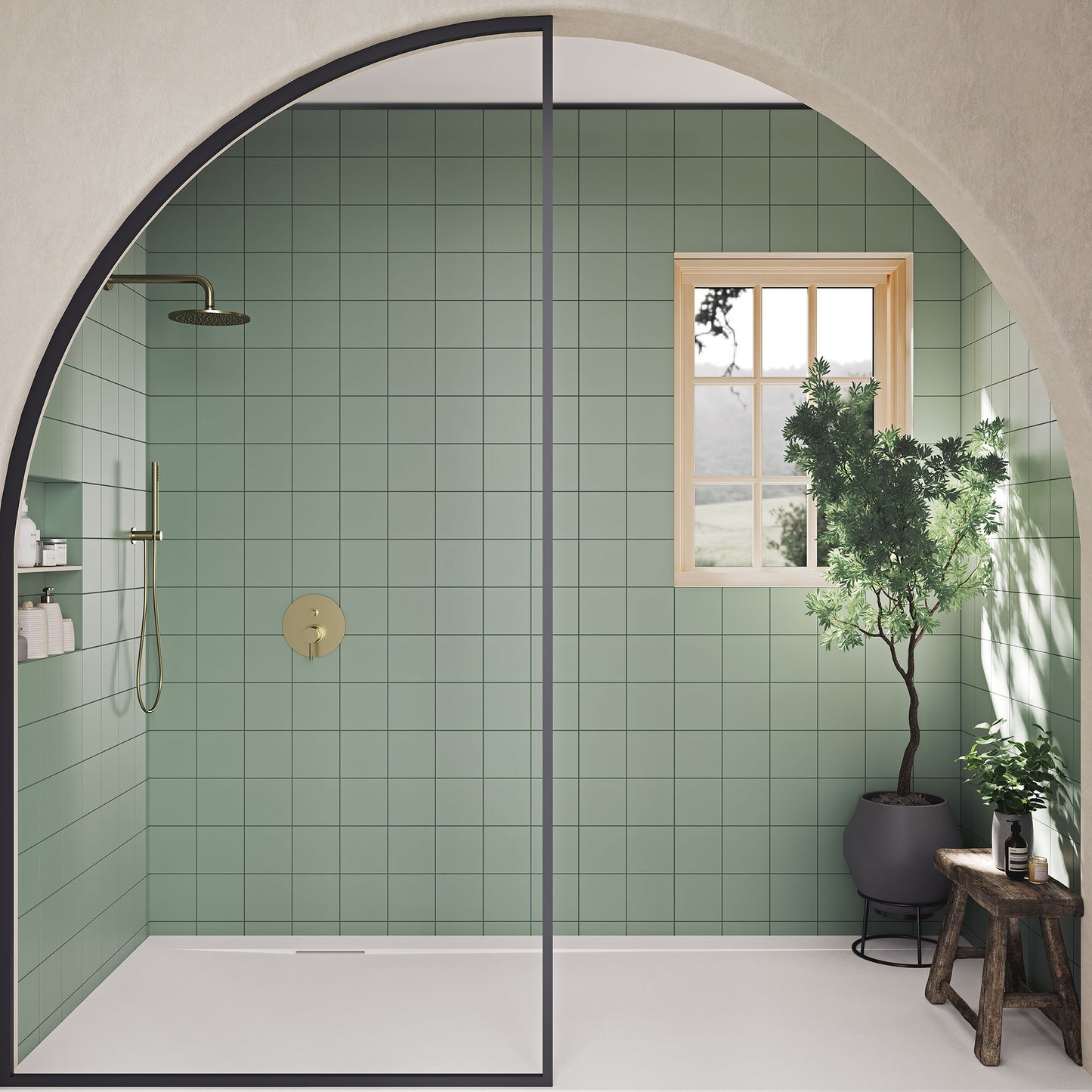 Cascade Porcelain Tile 15 x 15cm