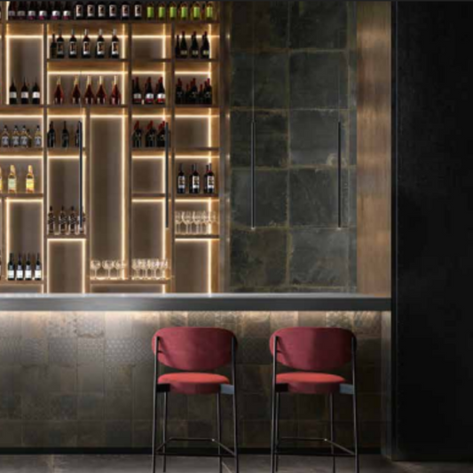 Oxi Dart Black Porcelain Tile 60 x 60cm