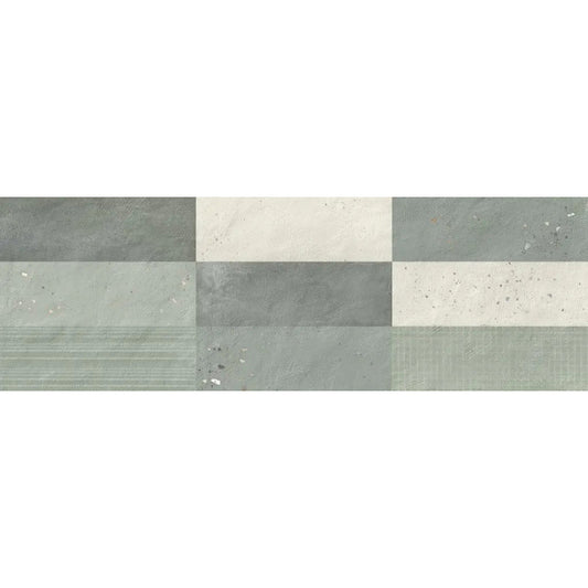Watercolour Forest Concrete Tile 33 x 100cm