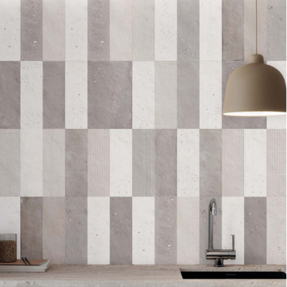 Watercolour Mud Concrete Tile 33 x 100cm-Delforno