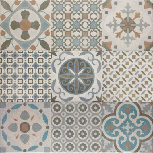 Team Multi Ceramic Tile 19 x 57cm