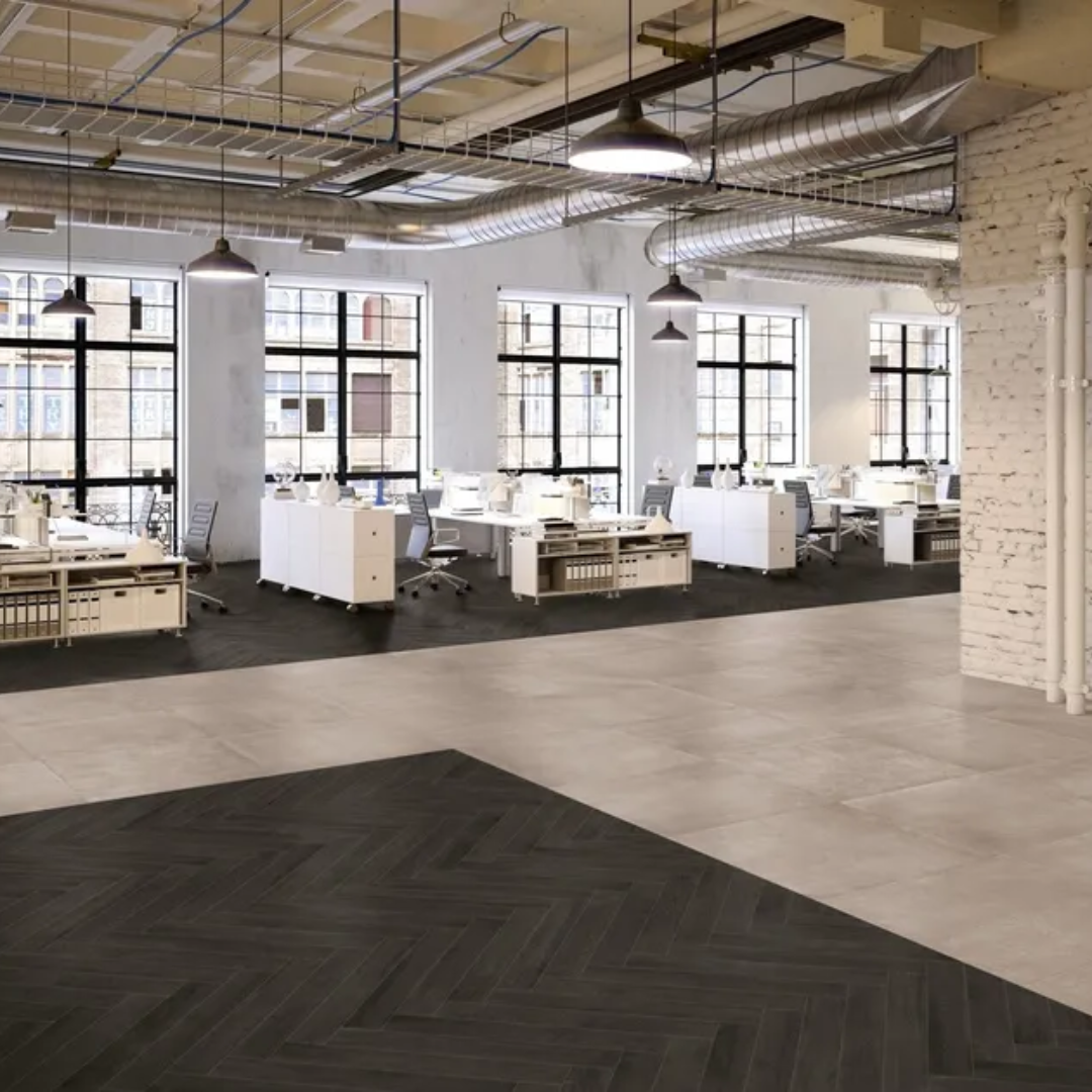 Bentonsil Concrete Light Porcelain Tile 60 x 60cm-Delforno