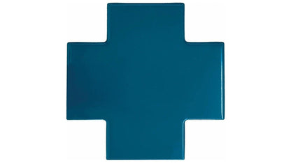 Shapes Collection Puzzle Teal Ceramic Tile 15 x 15cm-Delforno-Delforno