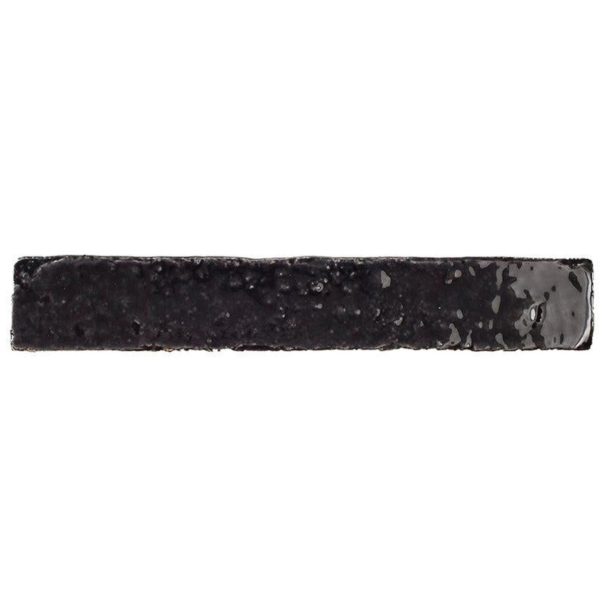 Small Format Coal Black Porcelain Tiles 3.8 x 23.5cm-Delforno-Delforno
