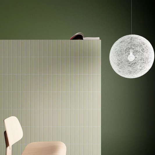 Small Format Costasera Tansy Verde Matt Ceramic Tile 5 x 20cm-Delforno-Delforno