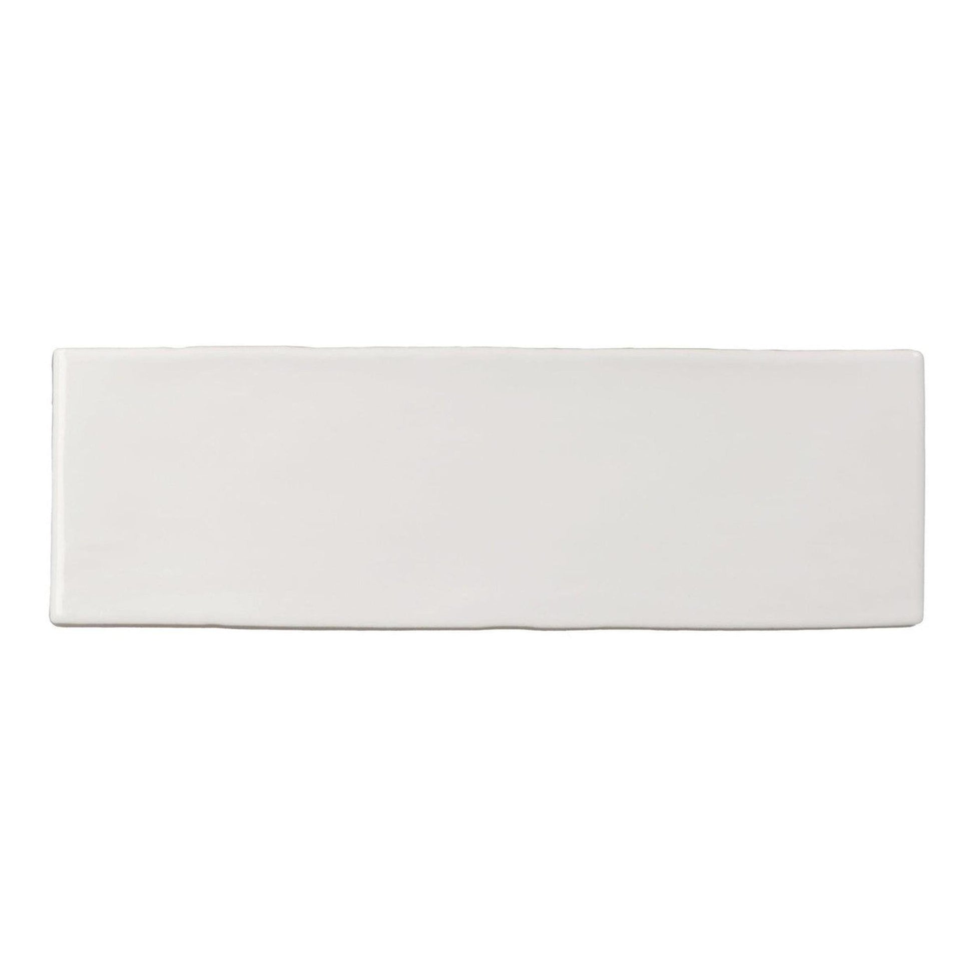 Small Format Emelia Blanco Brillo Porcelain TIle 5 x 15cm-Delforno-Delforno