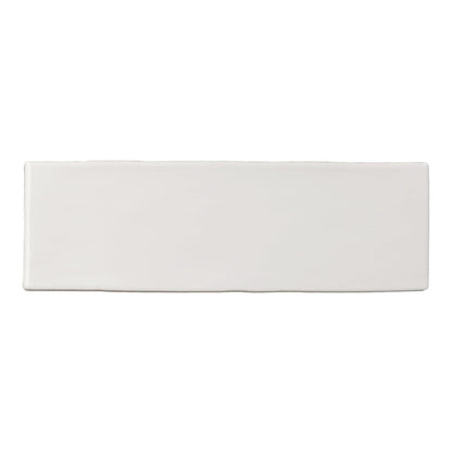 Small Format Emelia Blanco Brillo Porcelain TIle 5 x 15cm-Delforno-Delforno